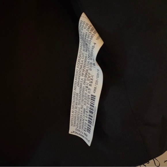 Zara Textured Forest Green Fuzzy Teddy Lined Jacket Coat, Womens size Small - Picture 8 of 12